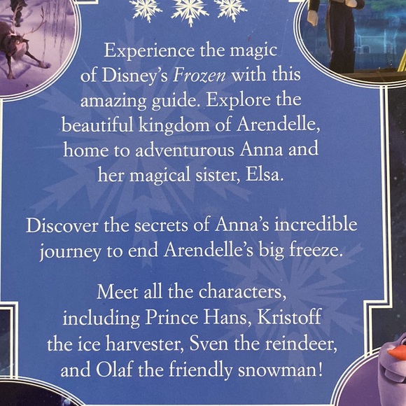 Disney Frozen 3 Book Bundle | Elsa & Anna Fact Book & 2 Kids Story Board Books - Picture 7 of 10